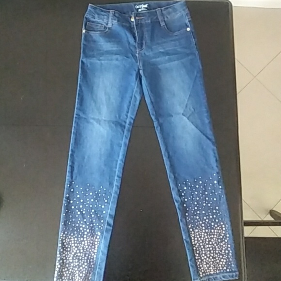 Cat & Jack Other - Super Skinny Gold Sequin Jean